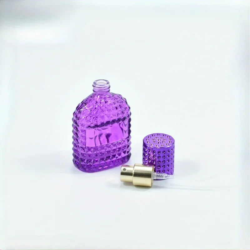 30ml Glass Perfume Bottles Pineapple Style Spray Dispenser Empty Atomizer