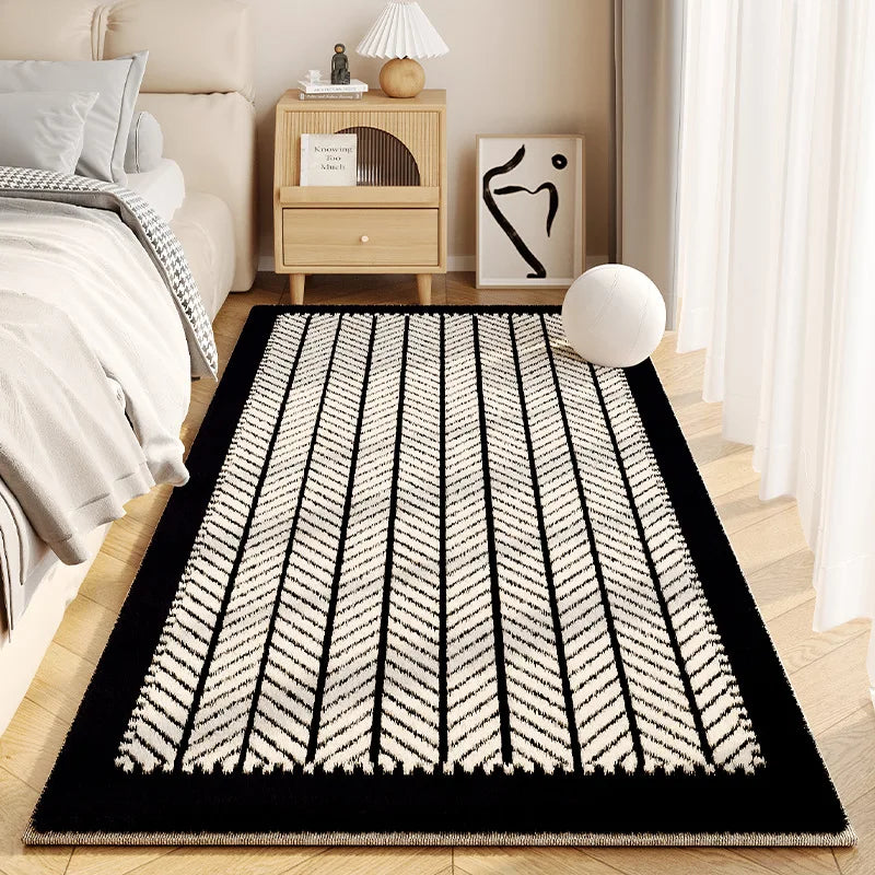 Faux Cashmere Fluffy Rug - Non-Slip Living Room Bedroom Home Decor