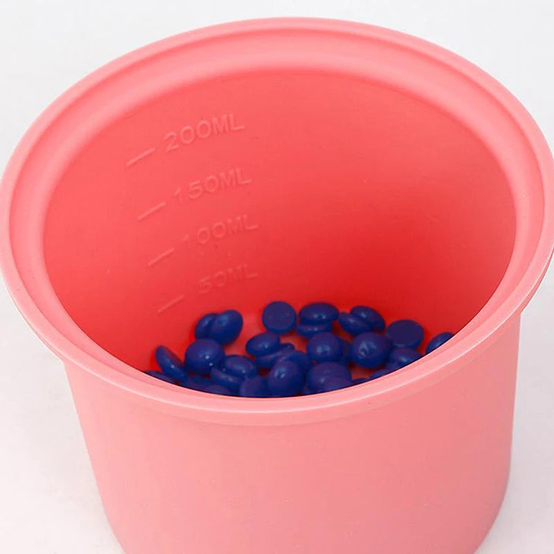 Silicone Wax Warmer Bowl for Hair Removal - Heat-Resistant, Reusable, Non-Stick Pan