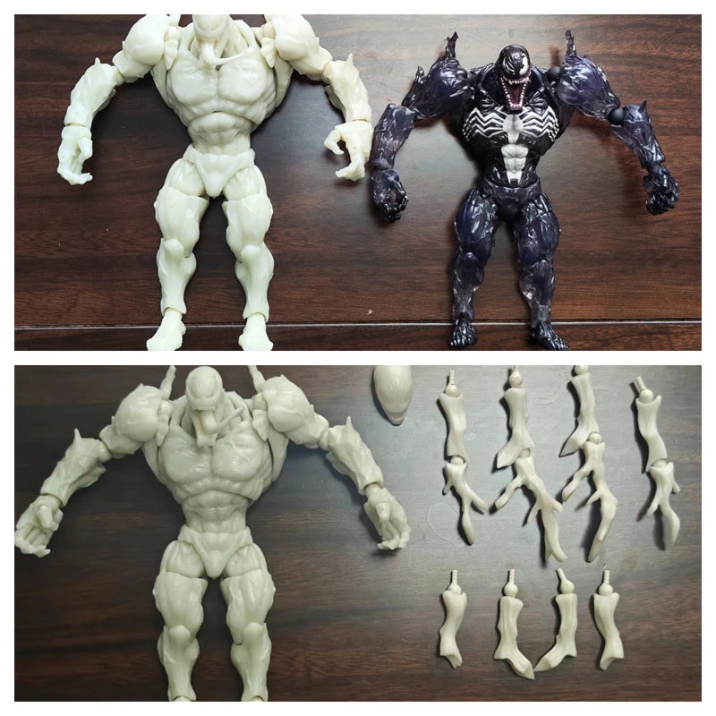 Venom Action Figure - Enlarged Kaiyodo Revoltech Anime Collectible Toy