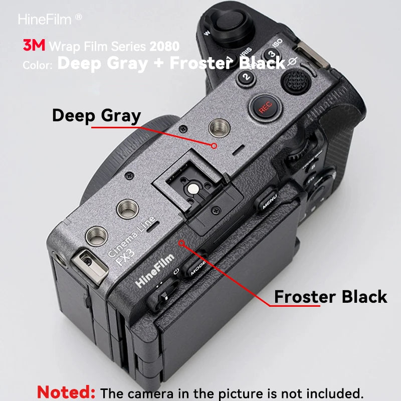 Camera Skin Sticker for Sony ILME-FX3 & FX3A - Custom Protective Wrap