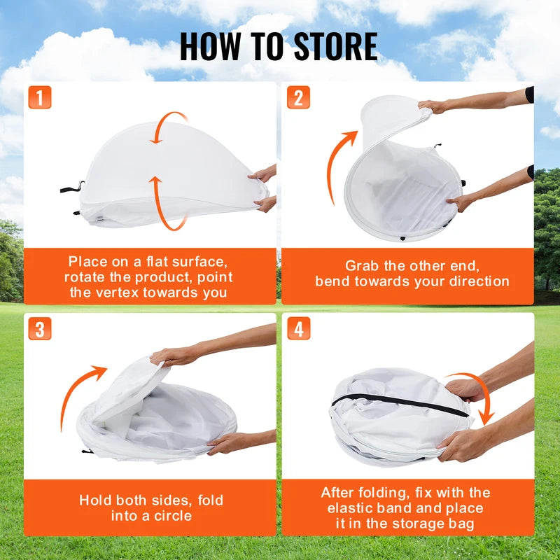 Portable Spray Paint Shelter 40x35x40 Inch Pop-Up Tent with Ventilation Window