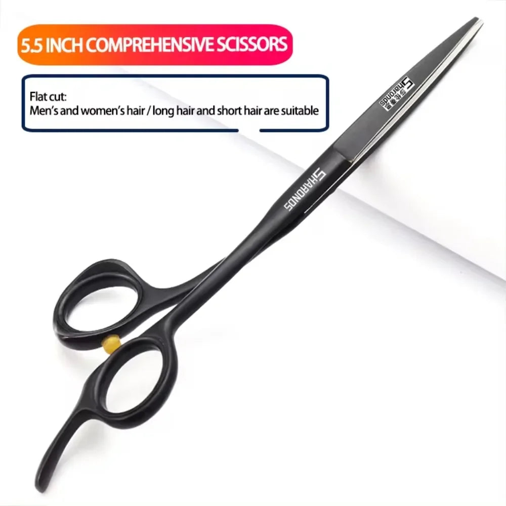 Professional Hair Cutting Scissors Set - Stainless Steel Shears for Barbers & Hairstylists