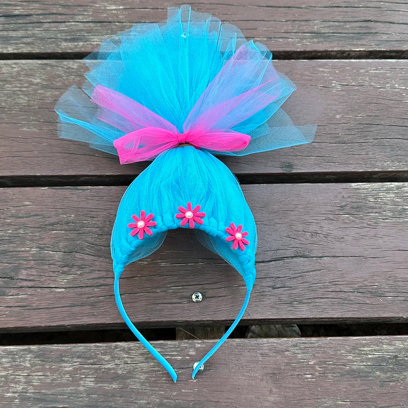 Halloween Elf Cosplay Headband for Kids - Princess Trolls Style Hair Accessory