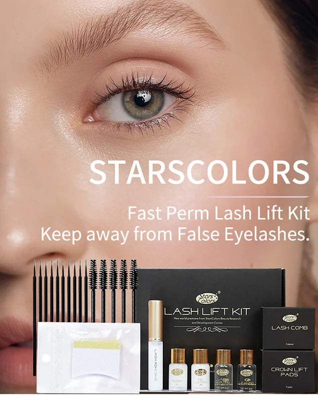 Eyelash Lift Kit - Fast Perm Lash Curling & Enhancement for Salon & Home
