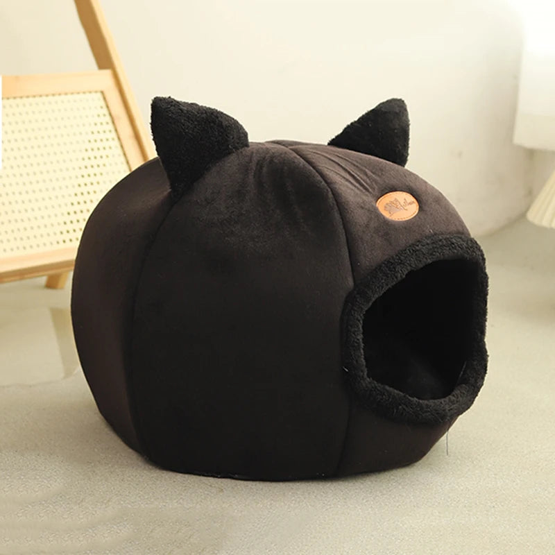 Deep Sleep Comfort Cat Bed Cave | Cozy Pet Nest & Small Dog House