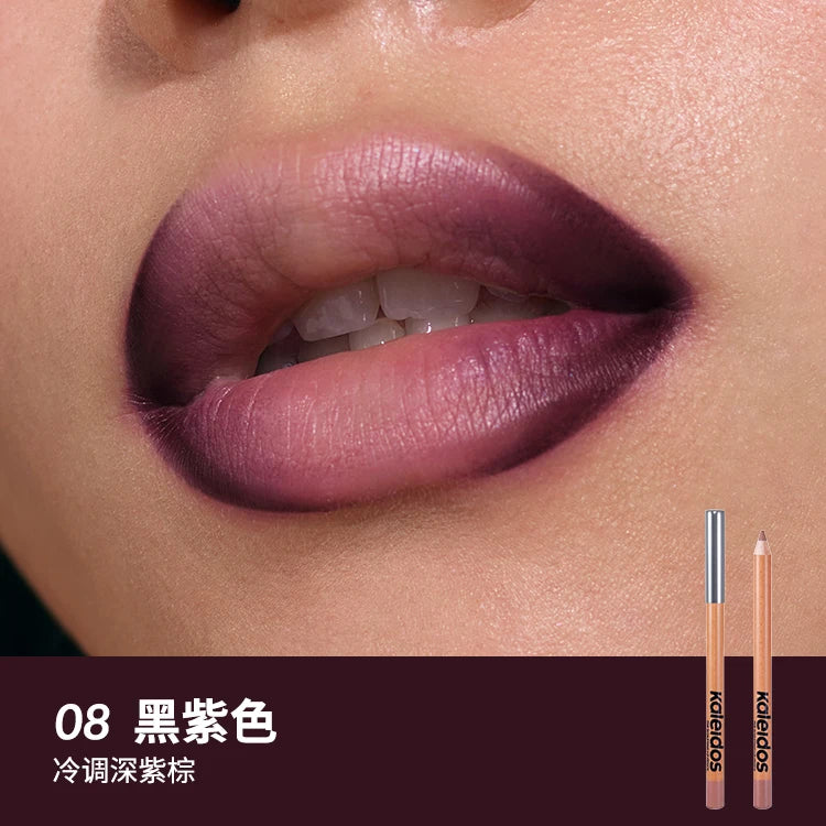 Vegan Lip Liner Pencil Set - Highly Pigmented, Semi-Matte Finish, Cruelty-Free Makeup
