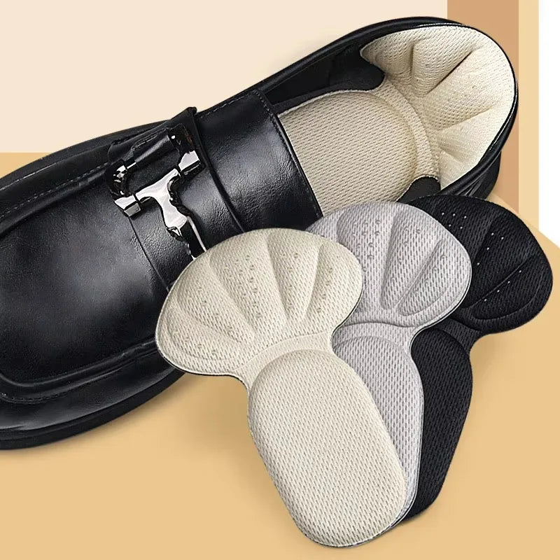 Heel Cushion Inserts for Shoes - Soft Mesh Heel Protectors, 2-in-1 Shoe Pads