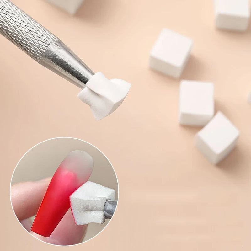 Square Nail Art Sponge Set for Gradient Manicure - Multiple Colors