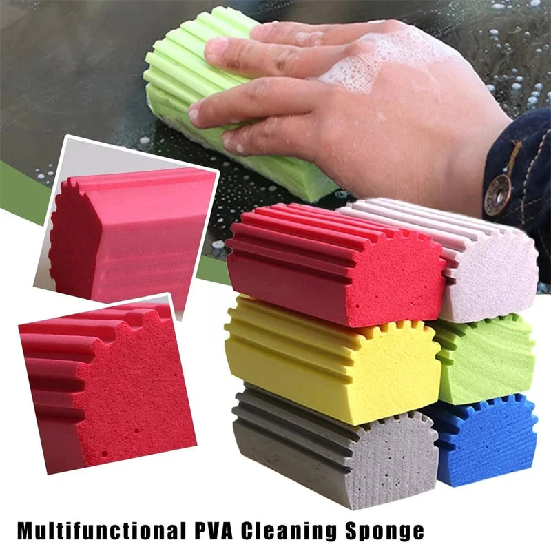 Reusable Water Absorption Cleaning Sponges for Home & Car - Pack of 3/6pcs