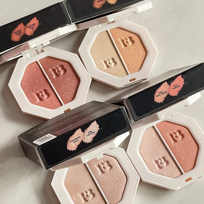 Colorful Body Highlighter & Contour Makeup Set - Multi-Color Variants