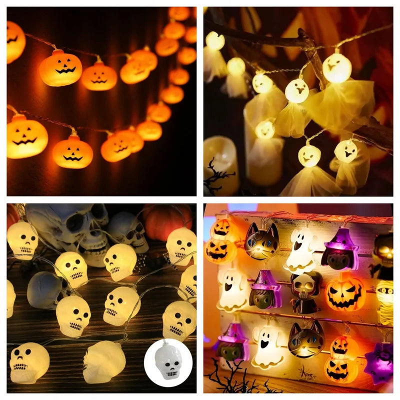 LED String Lights 1.5M Halloween Battery Box Light Decoration Indoor Outdoor