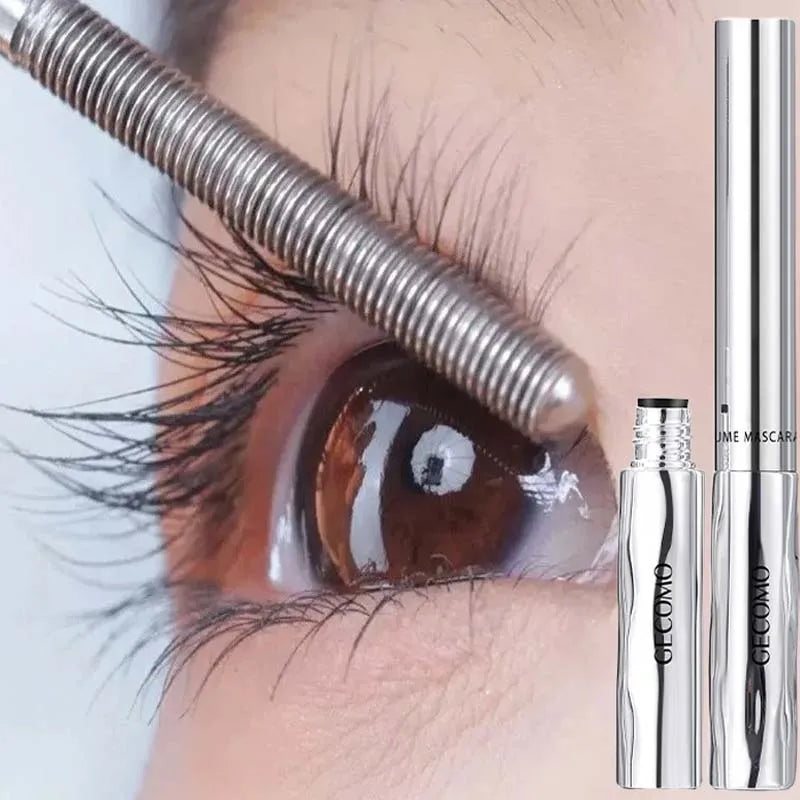 Long-Lasting Waterproof Curling Mascara with Spiral Wand - Voluminous & Sweat-Proof