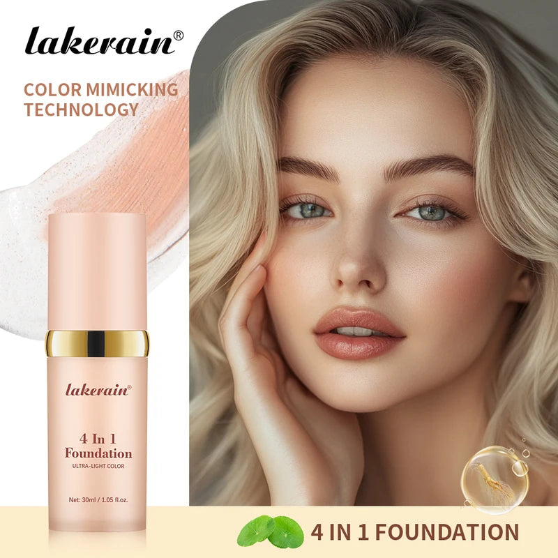 4-in-1 Foundation with SPF30, Concealer & Moisturizer - Brighten Skin