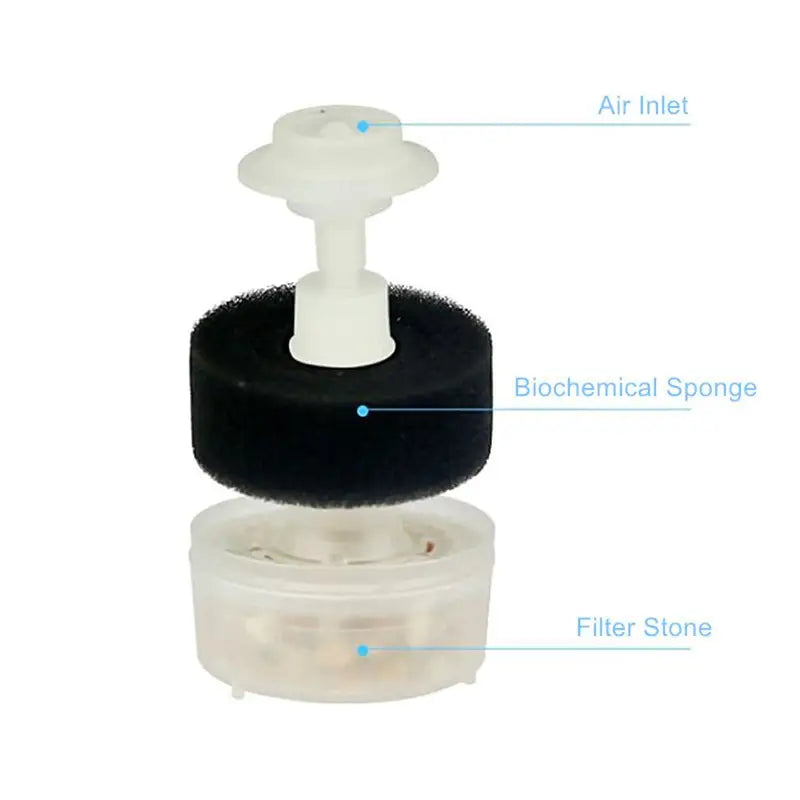 Aquarium Sponge Filter Fish Tank Air Pump for Freshwater & Shrimp