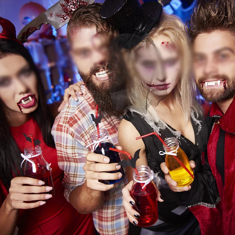 Resin Vampire Fangs Halloween Props - DIY Teeth for Cosplay and Party