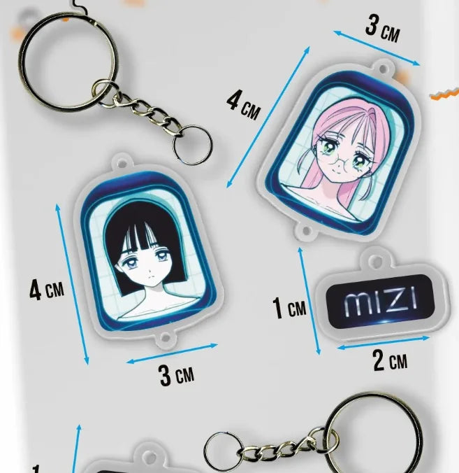 Anime Character Acrylic Keychain Bag Pendant – Alien Stage Luka Hyuna Collection