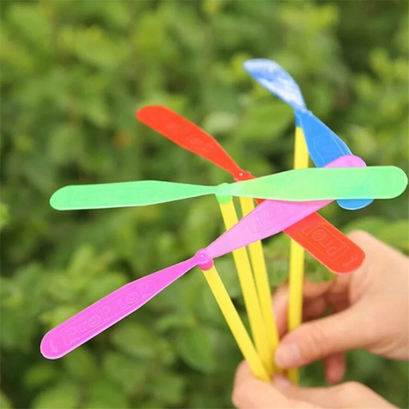 50 Pcs Outdoor Flying Dragonfly Propeller Toys Kids Game - Classic Plastic