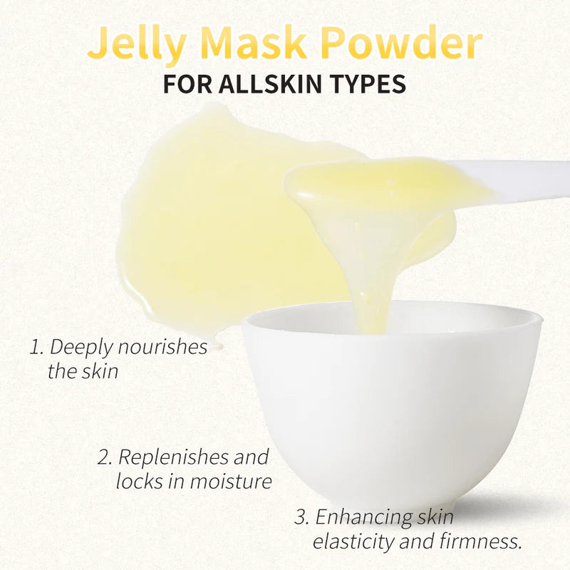 Hydro Jelly Face Mask Powder for Hydrating & Smooth Skin - Gel Peel Off, Vitamin C