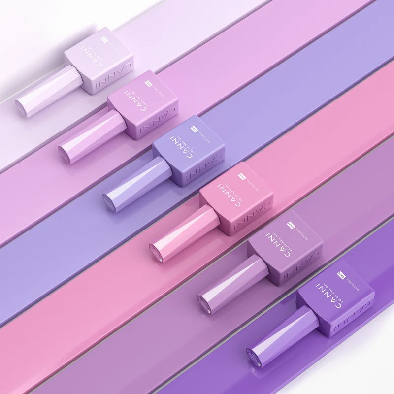 HEMA FREE Gel Nail Polish Set - Summer Colors, Ultra Gloss Top Coat, 9ml