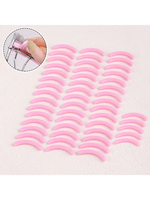50PCS Silicone Replacement Pads for Eyelash Curler - Soft Cushion Strips