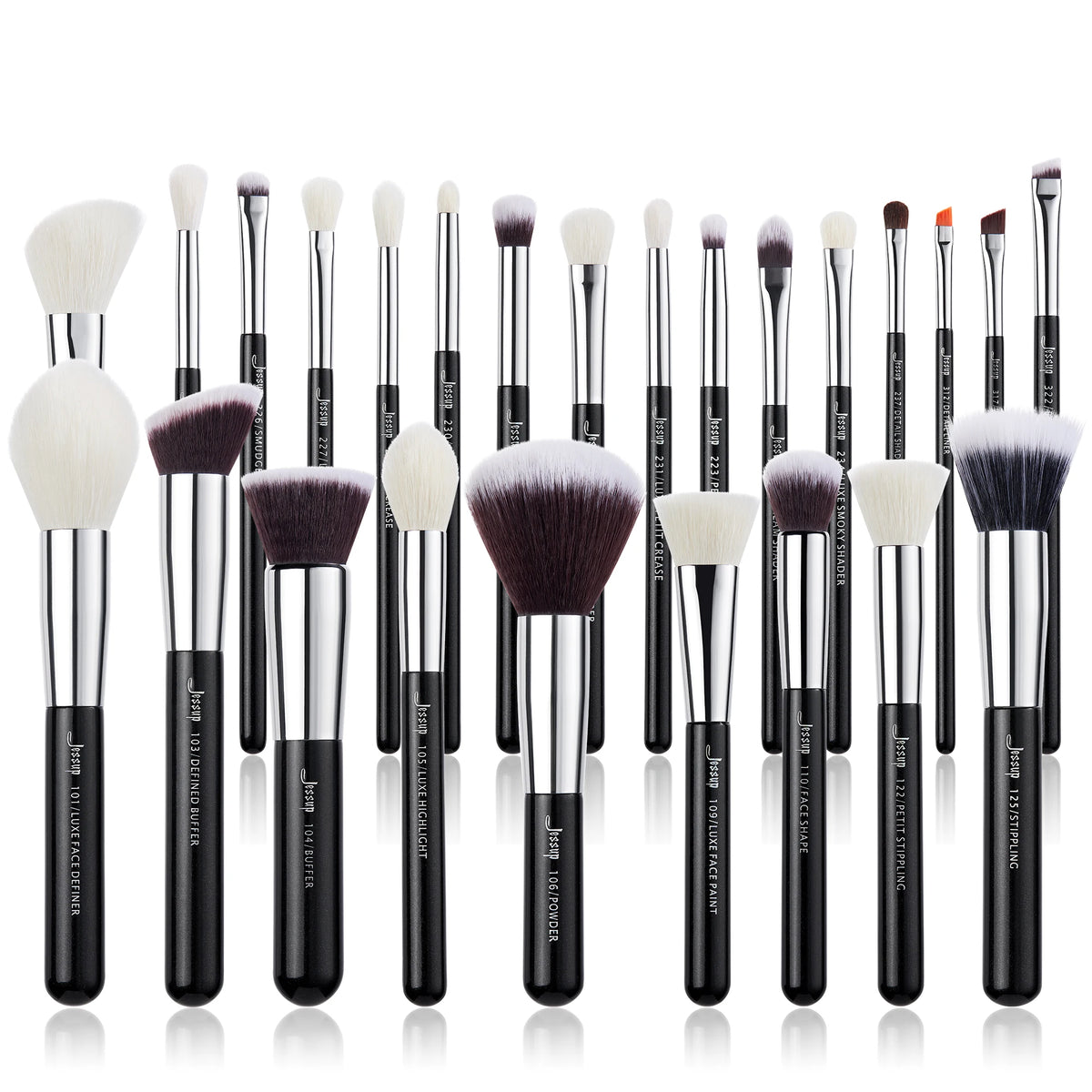 Professional Makeup Brush Set 25pcs - Foundation, Blush, Eyeshadow & Contour Tools
