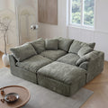 Modern Modular Sectional Sofa with Removable Cushions for Living Room Comfort