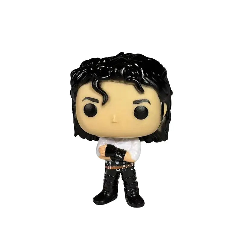 6 Styles Vinyl Michael Jackson Action Figures Collectible Toys for Men & Women