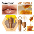 Honey Lip Gloss with Glossy Finish - Moisturizing Lightweight Lip Makeup