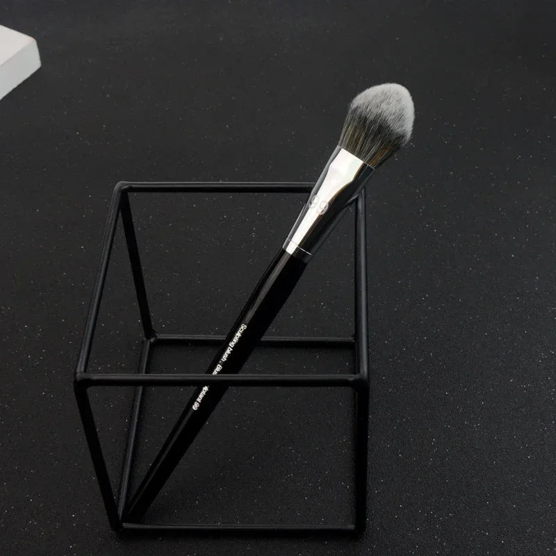 Professional Makeup Brush Set for Face Cheek Blush Bronzer Highlight - Soft Wool Fiber