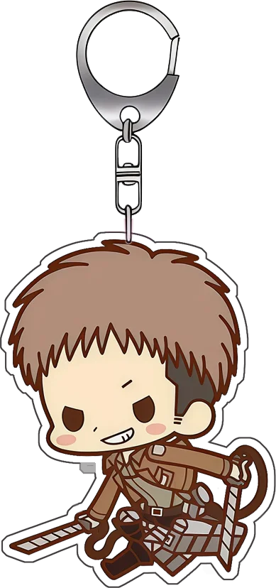 6Cm Acrylic Keychain for Attack on Titan Anime Backpack Decoration Fan Gift