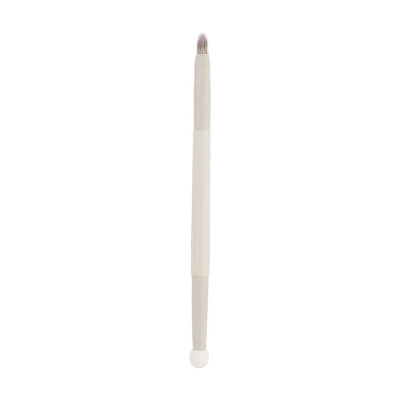 Double-Headed Concealer & Makeup Brush with Synthetic Bristles & Sponge Tip