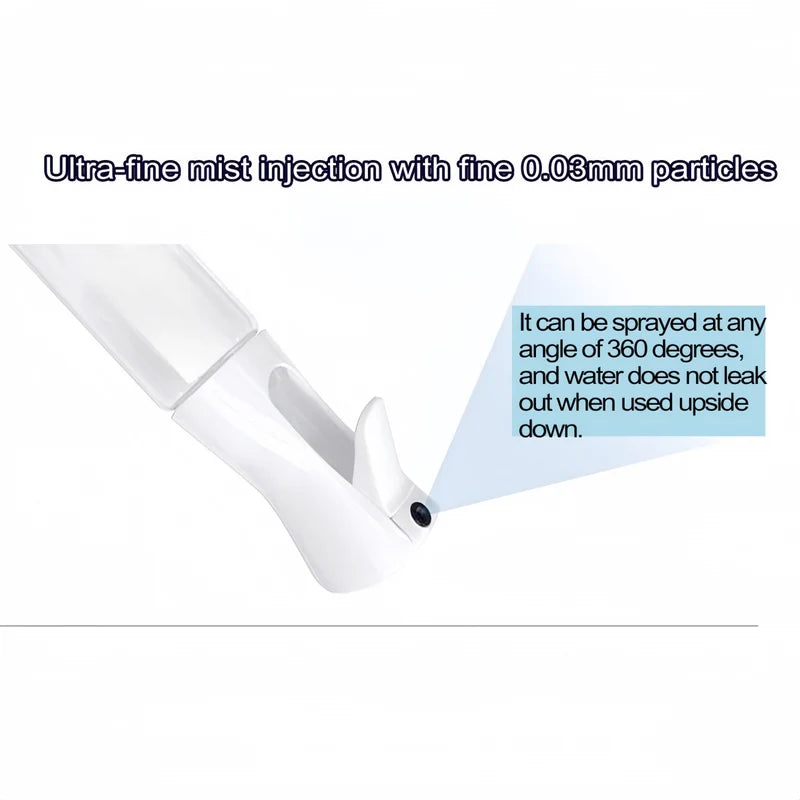 Refillable Spray Bottle 200/300ml Fine Mist Continuous Spray for Hair & Garden