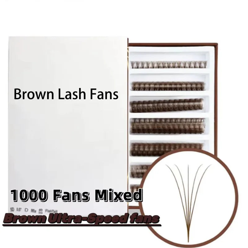Volume Fan Lashes Extension Premade 3D 6D 8D Thin Root XL Tray