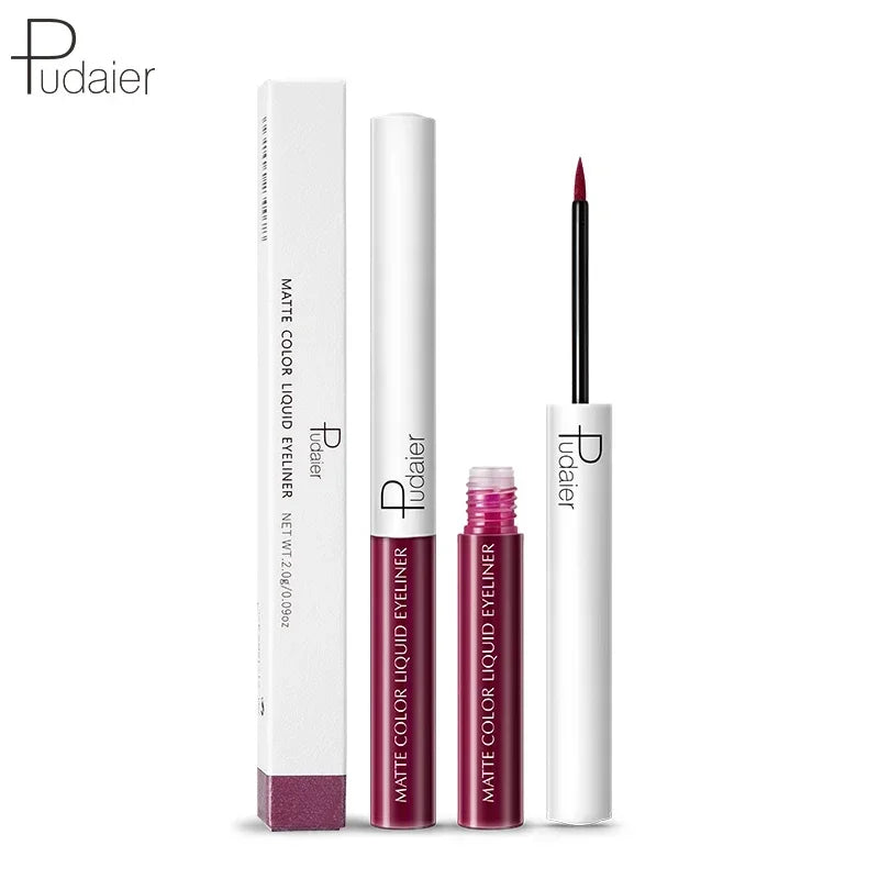Long Lasting Waterproof Liquid Eyeliner Makeup - 15 Colors, Fast Dry, Matte Finish
