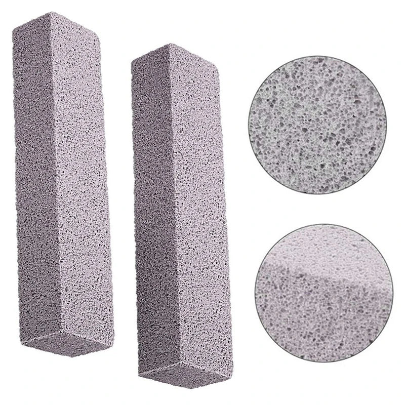 2pcs Pumice Stones for Stain Removal and Tile Cleaning - Bathroom, Kitchen & Pool