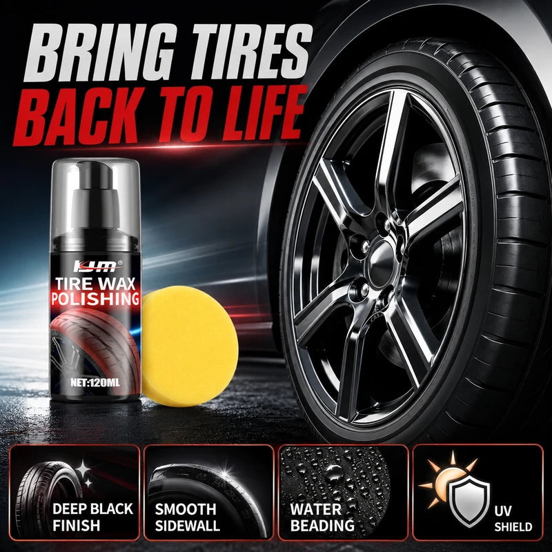 Car Bike Motorcycle Tire Wax - Durable Long-Lasting Protection & Repair