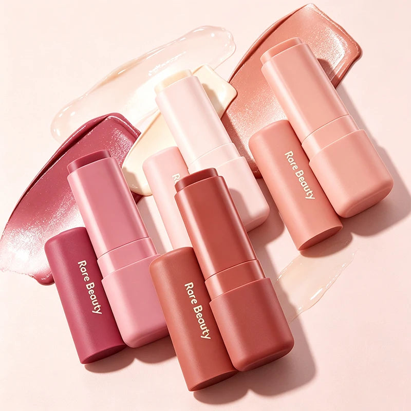 Hydrating 4-Color Lipstick & Lip Gloss Set - Natural High Gloss Liquid Makeup