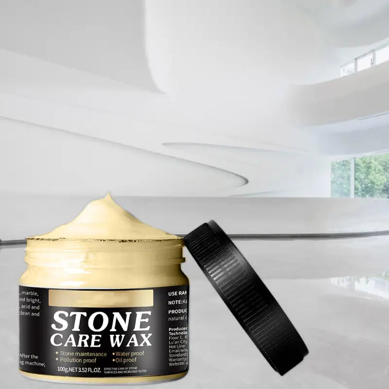 Stone Polishing Wax for Granite Marble Quartz Tile Surface Care 100g