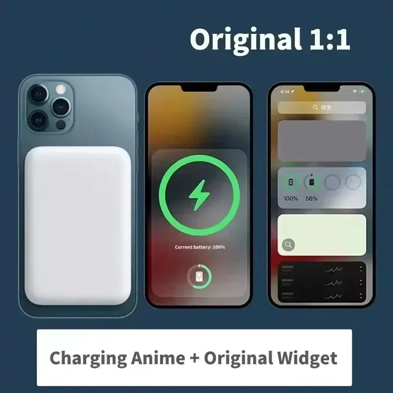 Magnetic Wireless Power Bank 500000mAh Fast Charging for Magsafe & All Devices