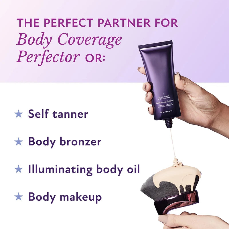 Body Makeup & Self Tanner Brush - Blend & Blur Kabuki Makeup Tool
