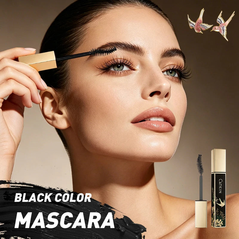 Volumizing Waterproof Mascara for Long & Thick Lashes - Nourishing & Clump-Free