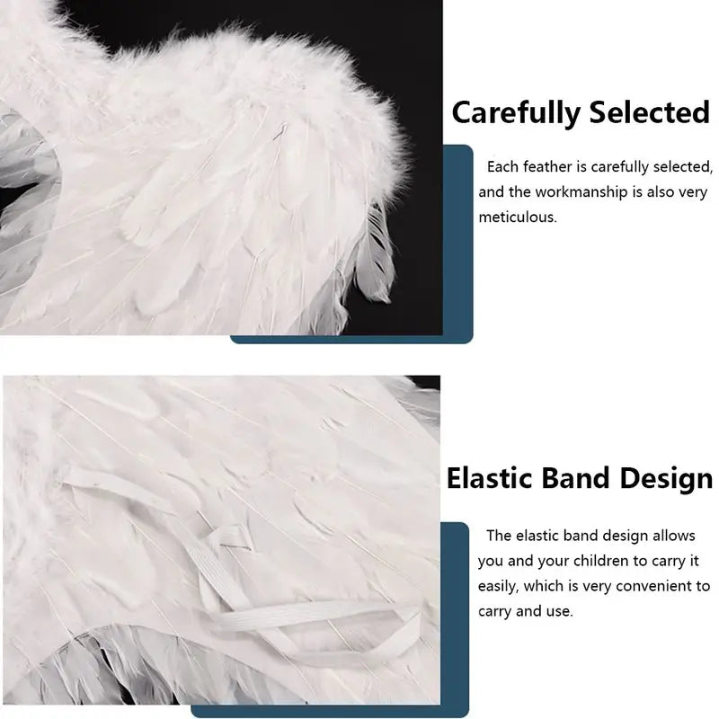 Angel Feather Wings Holiday Party Decorations for Costume & Scene Setting