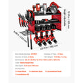 3-Tier Power Tool Wall Mount Organizer Rack for Garage Workshop