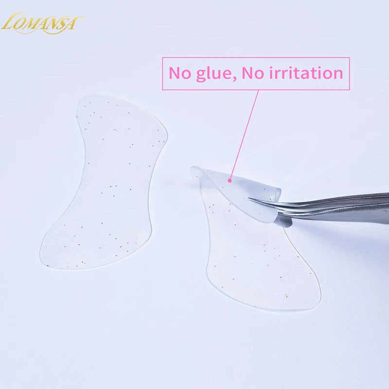 Reusable Silicone Eye Pad Shields for Eyelash Extensions and Makeup