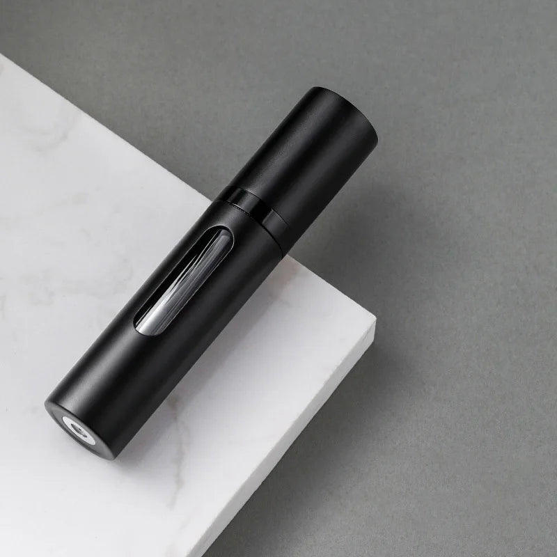 5ml Glass Refillable Perfume Atomizer Bottle with Spray Pump - Portable Travel Cosmetic Container