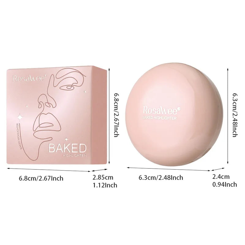 Glitter Highlight & Contour Palette - Natural Brightening 3D Face Makeup