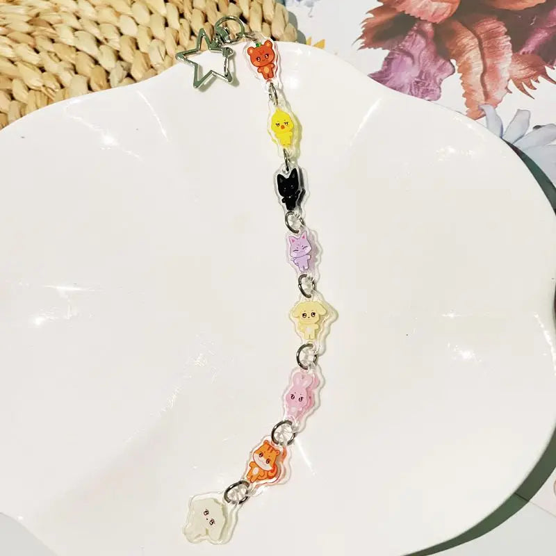 Double Sided Clear Acrylic Keychain - Anti-Scratch HD Charm for Collectibles & Gifts