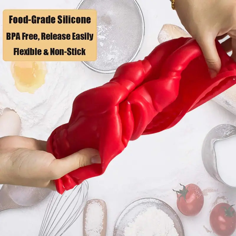Silicone Fluted Tube Pans - Non-Stick Baking Mold for Cakes, Bread, Gelatin & Jello