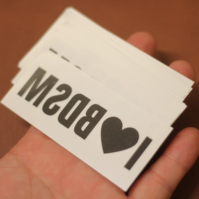 Temporary Tattoo Stickers Body Art 10pcs Fun Body Decoration